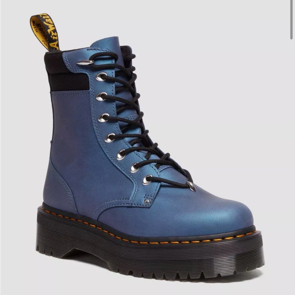 JADON II BOOT HARDWARE PULL UP LEATHER PLATFORMS Women Size 6 NIB - Picture 8 of 9